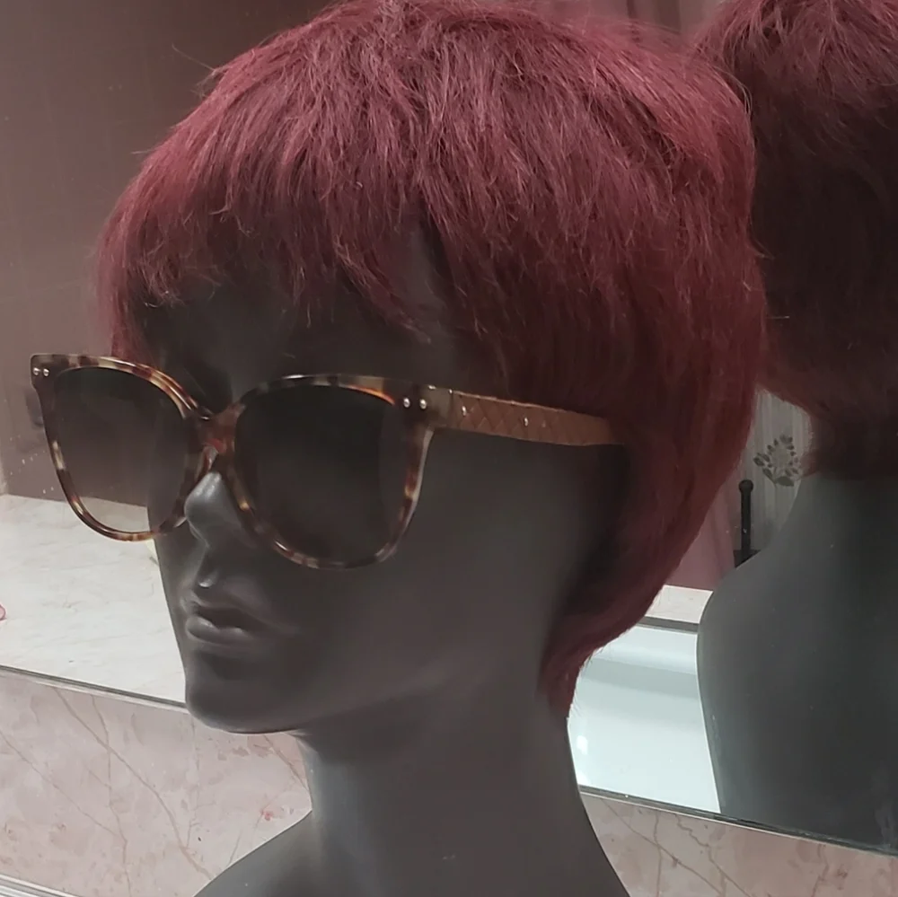BOTTEGA VENETA BROWN NEW SUNGLASSES TORTOISE SHELL